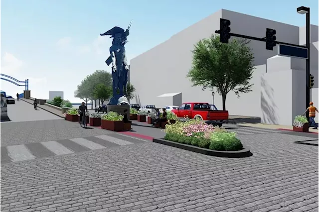 Planned new plaza and bike lanes for Market Street get boost from $2.7M in grants