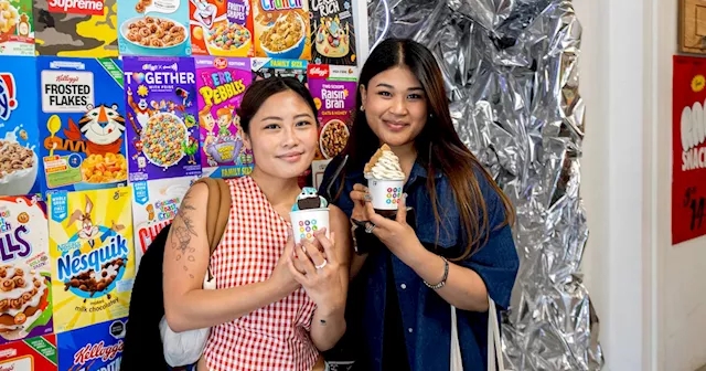 We teamed up with local small business Cereal Box Cafe to give away 100 free ice creams