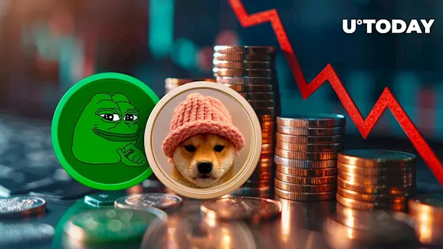 PEPE, Dogwifhat See Major Losses as Crypto Market Dives: Details