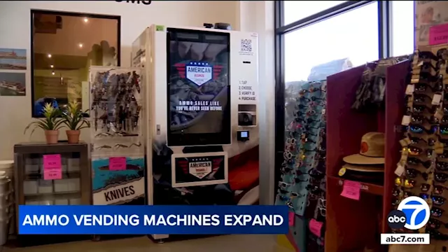 Company behind ammo vending machines plans to expand in more states, including California