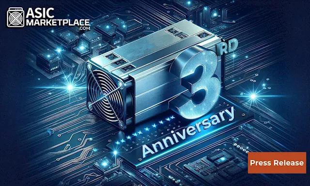 Asic Marketplace Celebrates 3 Remarkable Years Of Excellence In The Mining Industry