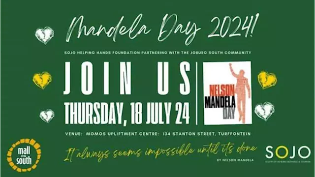 Mall of the South Partners with SOJO Business and Tourism Helping Hands Foundation, Joining Hands and Connecting Communities with the Help Thy Neighbour Mandela Day community initiative