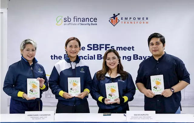 SB Finance Partners with Salve Duplito for FinLit Program, Launches ‘Utang Manual’