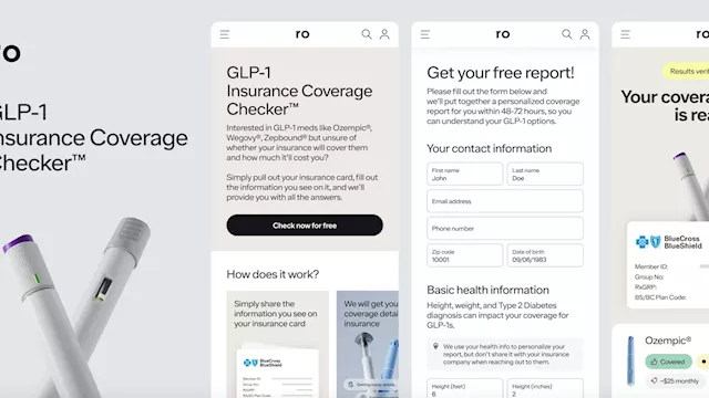 Digital health company Ro launches GLP-1 insurance-coverage checker to help patients navigate costs