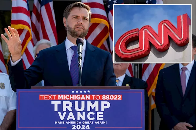 JD Vance claims CNN operates as part of Harris campaign after report on old investment is slammed as smear job