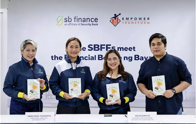 SB Finance Partners with Salve Duplito for FinLit program, launches 'Utang Manual'