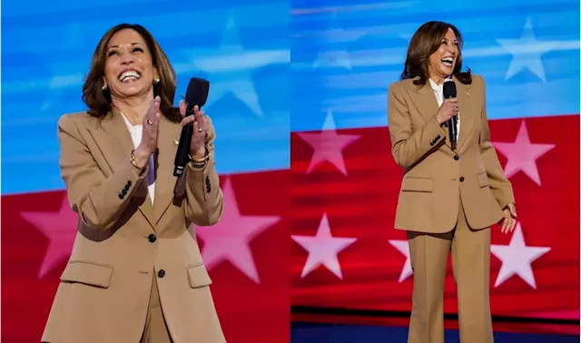 Kamala Harris Means Business in Bespoke Chloé Tan Suit, Spotlights ‘Optimism, Hope and Faith’ in Opening Remarks at Democratic National Convention 2024