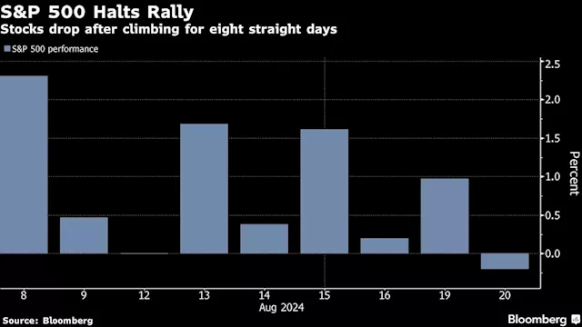 Asian Stocks to Fall as US Rally Takes a Breather: Markets Wrap