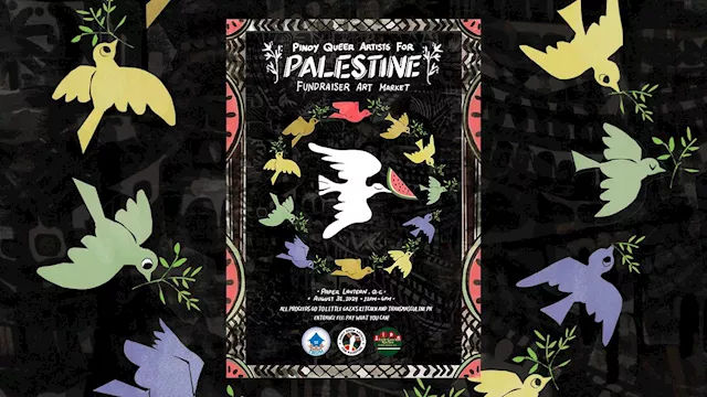 Pinoy Queer Artists for Palestine to hold fundraising art market in Quezon City