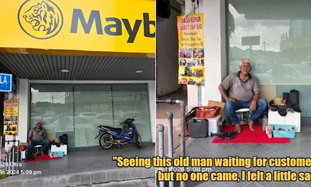 Elderly Cobbler Pak Cik Seeks Stranger's Help to Promote His Business on FB, Kind M'sian Happily Obliges!