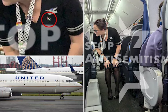  United Airlines staffer’s Palestinian-flag pin sparks furor —but company stands by policy allowing displays of ‘pride’