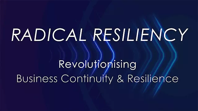 Level up your business continuity strategy – Join the Radical Resiliency event