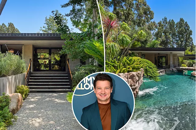 Jeremy Renner's 9K square foot Hollywood Hills home hits the market for nearly $13M