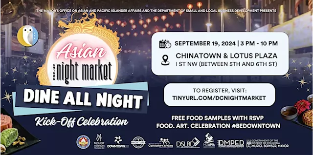 Asian Night Market Coming Up