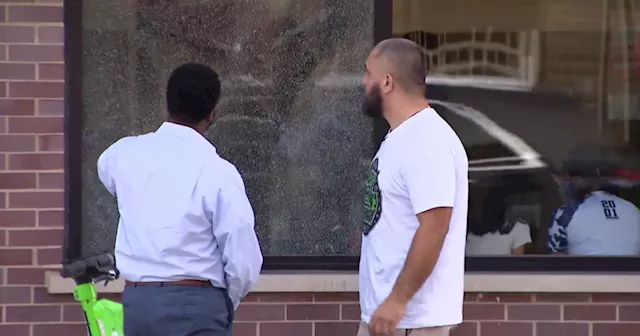 With windows shot out twice, Chicago business owners believe they're being targeted for Muslim faith