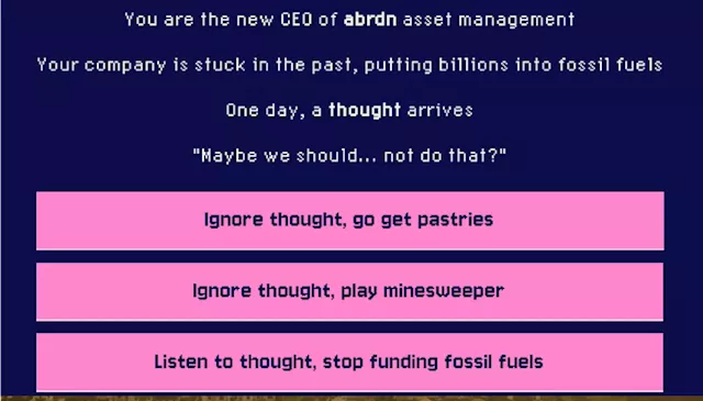 Video Game Developer Takes On Fossil Fuel Industry With 'Asset Manager Quest'