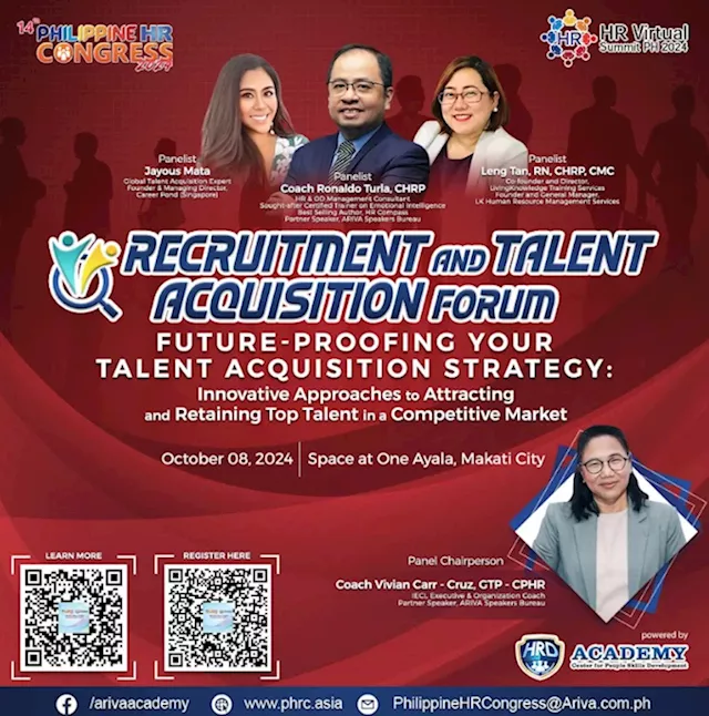 14th Philippine HR Congress to feature panel discussion on future-proofing talent acquisition strategy