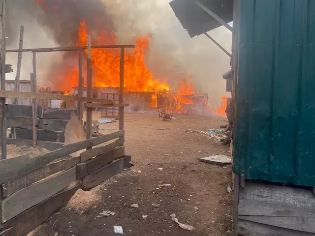 Massive losses as fire razes Lagos plank market