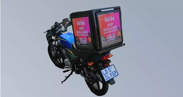 The South African company turning delivery bikes into digital billboards