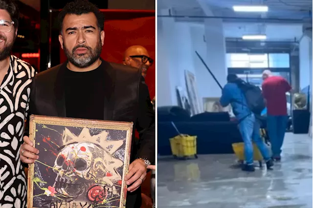 Artist claims burst water pipe ruined $25M in paintings — and insurance company is only offering $9K