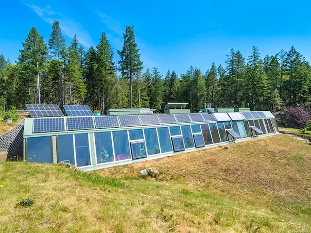 Unique 'Earthship' home hits the market for half the price of a house in Vancouver