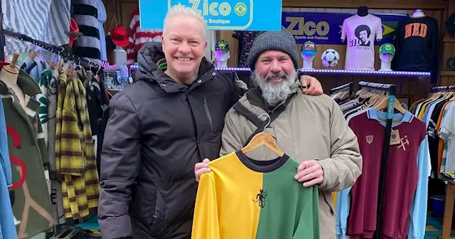 Celtic Legend Brian McClair Spotted at Barras Market