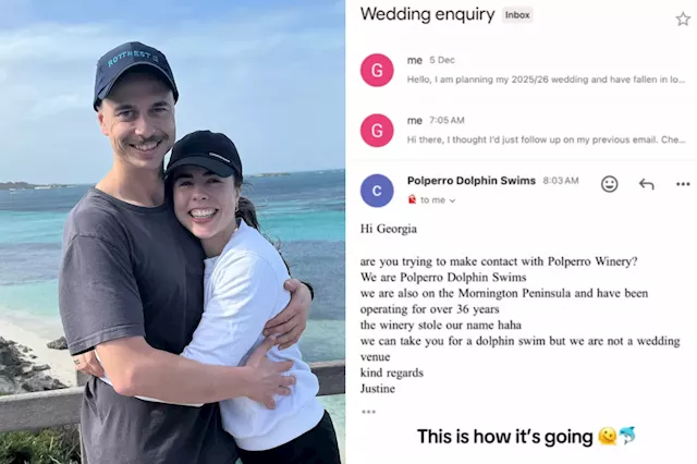 Bride-to-Be Mistakenly Contacts Dolphin Swim Company Instead of Winery