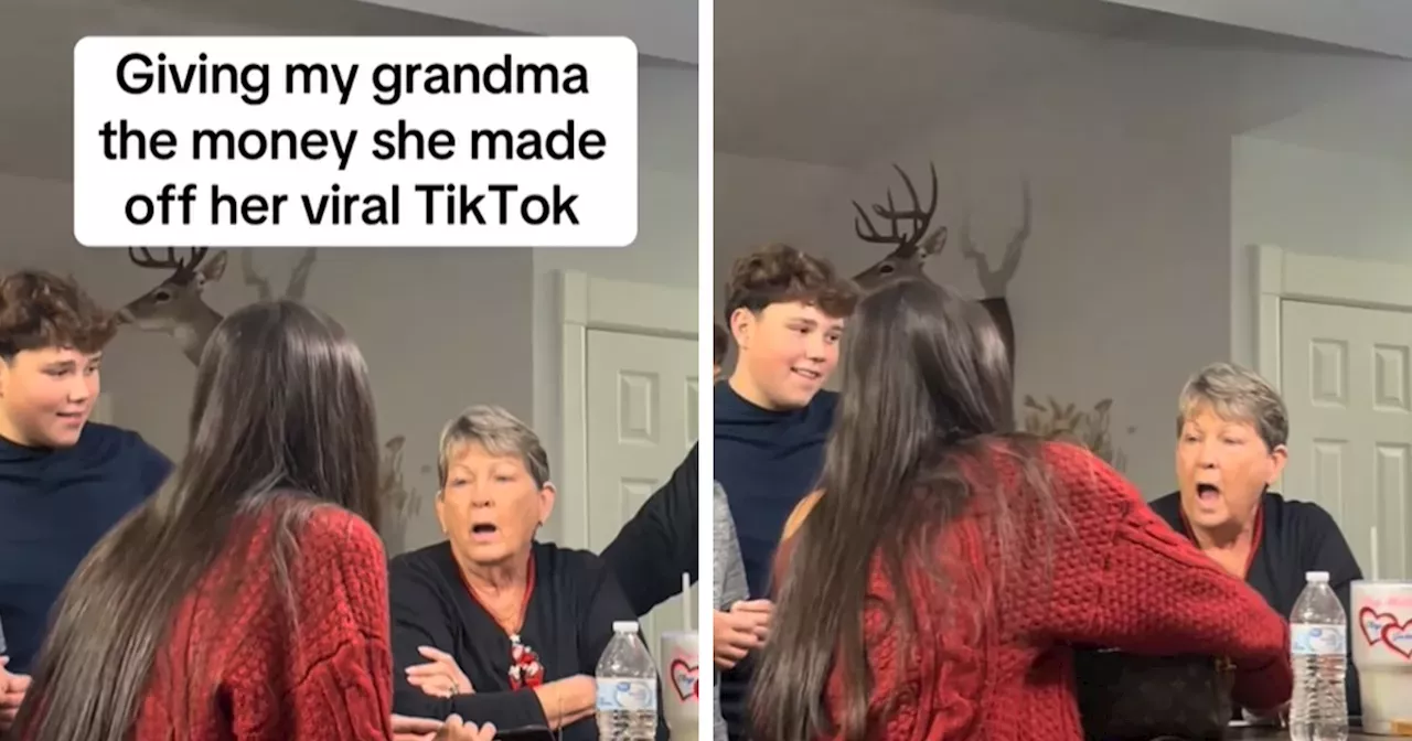 TikToker Gifts Grandma Viral Video Earnings