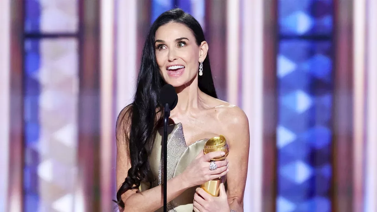 Demi Moore Wins Best Actress Award, Reflects on Industry Struggles