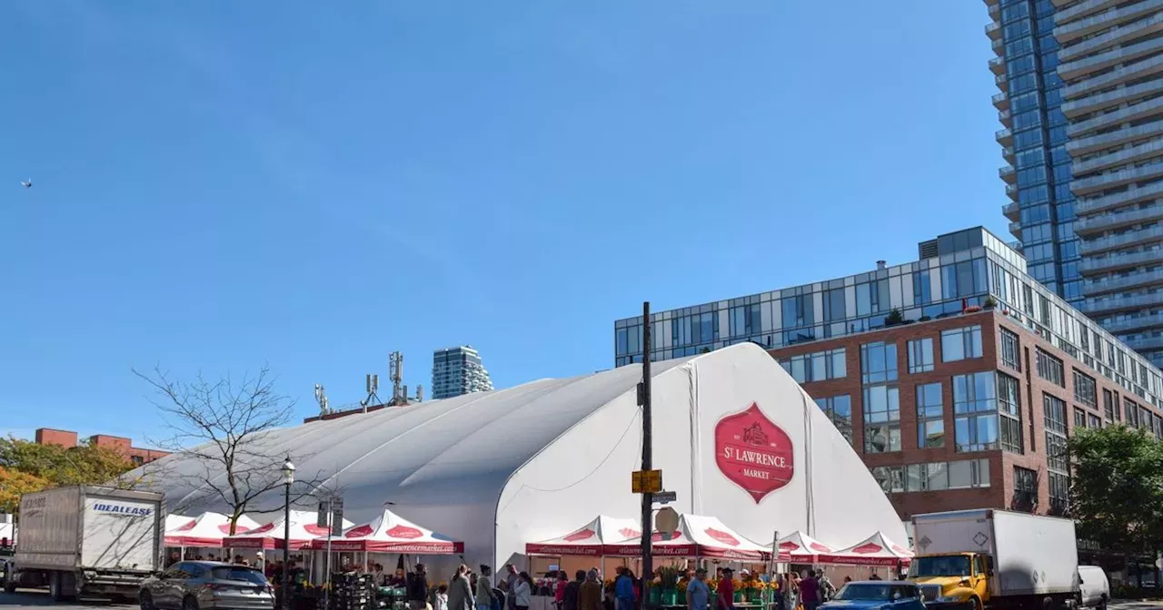 St. Lawrence Market's Temporary Tent Could Finally Be Removed This Year